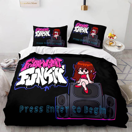 Friday Night Funkin Cosplay Bedding Sets Quilt Covers Without Filler