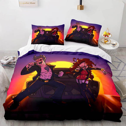 Friday Night Funkin Cosplay Bedding Sets Quilt Covers Without Filler