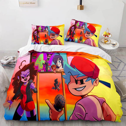 Friday Night Funkin Cosplay Bedding Sets Quilt Covers Without Filler