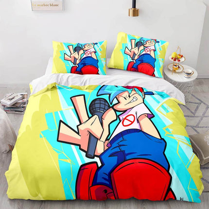 Friday Night Funkin Cosplay Bedding Sets Quilt Covers Without Filler