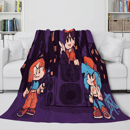 Friday Night Funkin Flannel Fleece Blanket