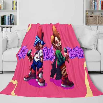 Friday Night Funkin Flannel Fleece Blanket