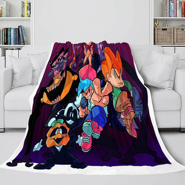 Friday Night Funkin Flannel Fleece Blanket