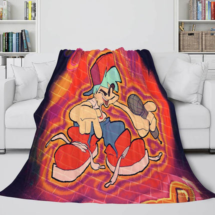 Friday Night Funkin Flannel Fleece Blanket