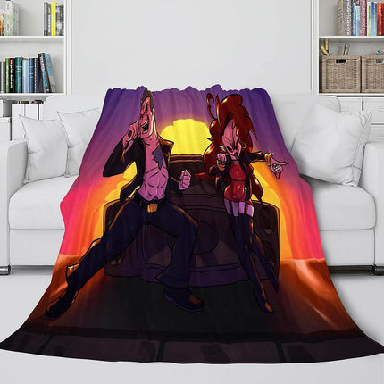 Friday Night Funkin Flannel Fleece Blanket