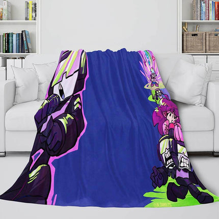 Friday Night Funkin Cosplay Flannel Blanket Warm Throw Bed Blankets