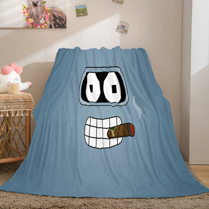 Futurama Cosplay Flannel Blanket Throw