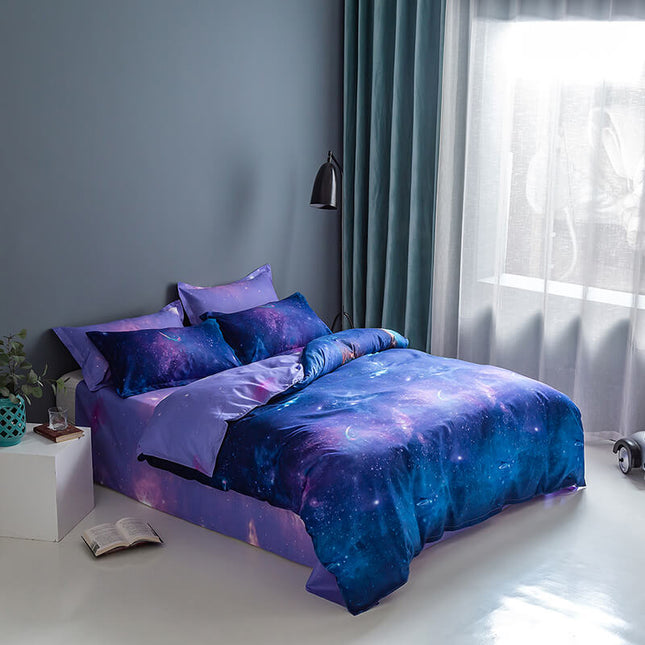 Galaxy Bedding Set Quilt Covers Without Filler