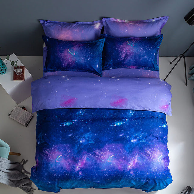 Galaxy Bedding Set Quilt Covers Without Filler