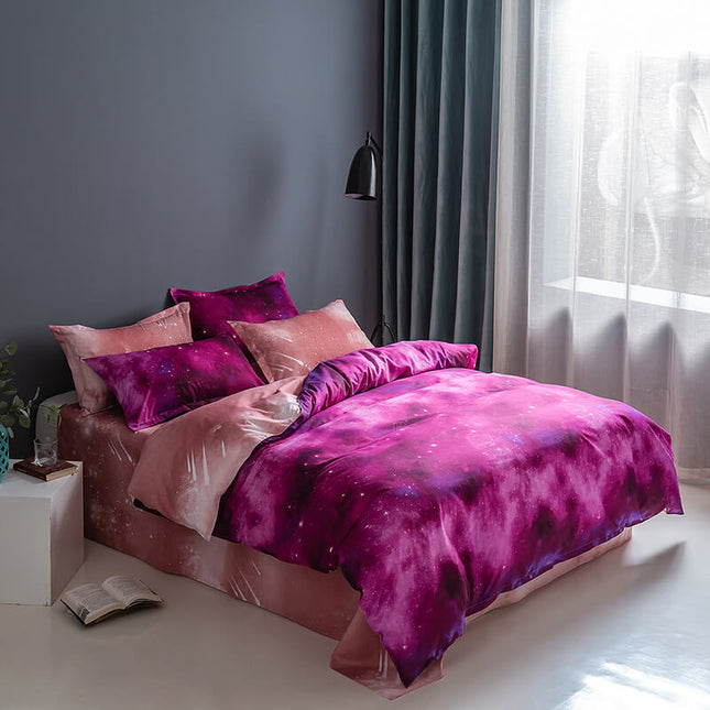 Galaxy Pattern Bedding Sets Quilt Covers Room Decoration