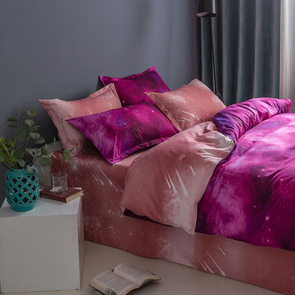 Galaxy Pattern Bedding Sets Quilt Covers Room Decoration