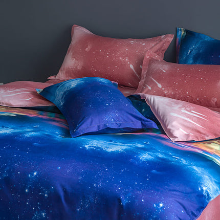Galaxy Bedding Sets Kids Quilt Covers Room Decoration