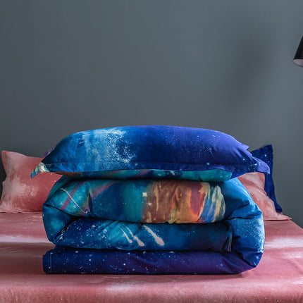 Galaxy Bedding Sets Kids Quilt Covers Room Decoration