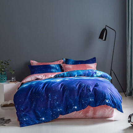 Galaxy Bedding Sets Kids Quilt Covers Room Decoration