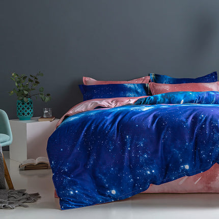 Galaxy Bedding Sets Kids Quilt Covers Room Decoration