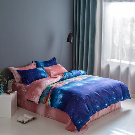 Galaxy Bedding Sets Kids Quilt Covers Room Decoration