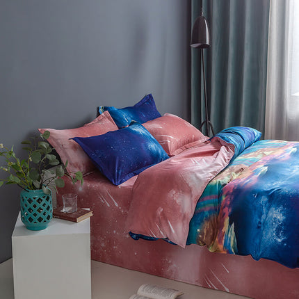 Galaxy Bedding Sets Kids Quilt Covers Room Decoration