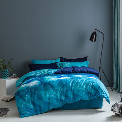 Galaxy Sky Outer Space Pattern Bedding Sets Quilt Covers