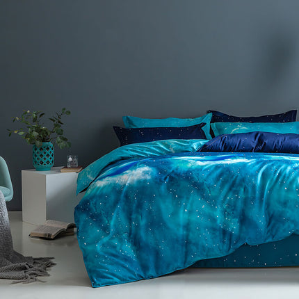 Galaxy Sky Outer Space Pattern Bedding Sets Quilt Covers