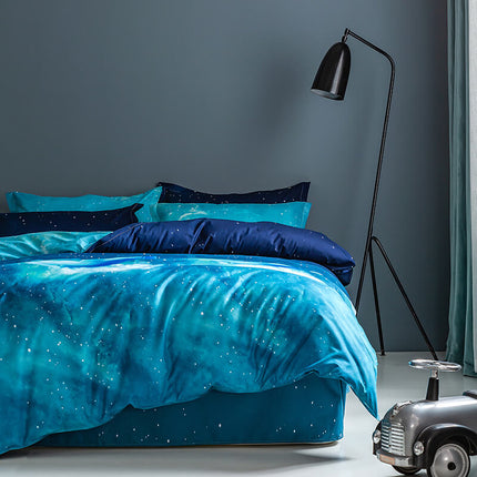 Galaxy Sky Outer Space Pattern Bedding Sets Quilt Covers