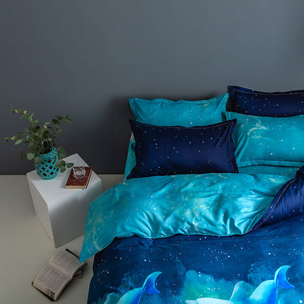 Galaxy Sky Outer Space Pattern Bedding Sets Quilt Covers