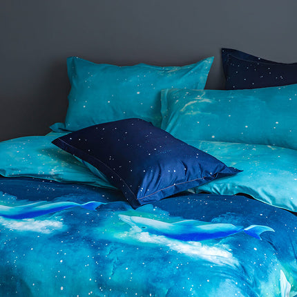 Galaxy Sky Outer Space Pattern Bedding Sets Quilt Covers