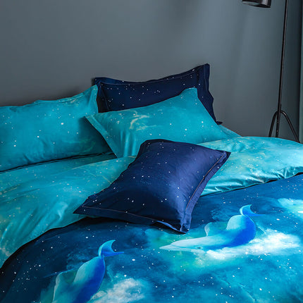 Galaxy Sky Outer Space Pattern Bedding Sets Quilt Covers