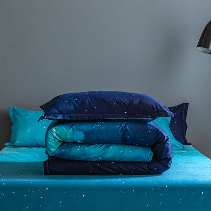 Galaxy Sky Outer Space Pattern Bedding Sets Quilt Covers