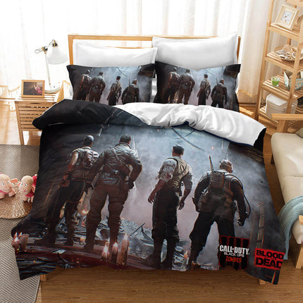 Game Call of Duty Bedding Set Pattern Quilt Cover Without Filler
