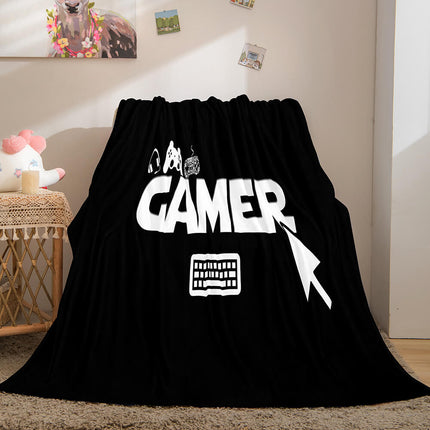 Gamer Cosplay Flannel Blanket Throw