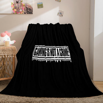 Gamer Cosplay Flannel Blanket Throw