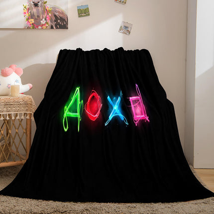 Gamer Cosplay Flannel Blanket Throw