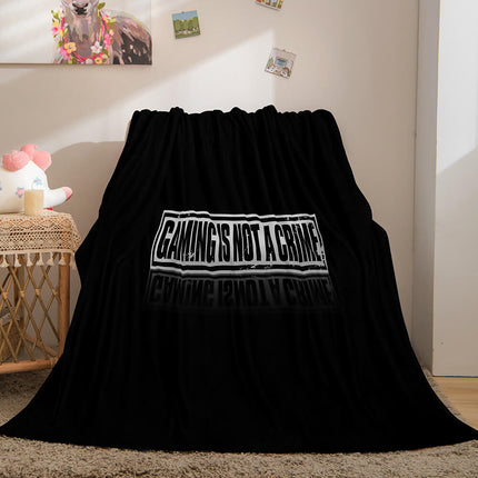 Gamer Cosplay Flannel Blanket Throw