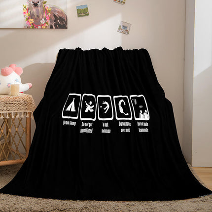 Gamer Cosplay Flannel Blanket Throw