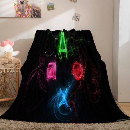 Gamer Cosplay Flannel Blanket Throw