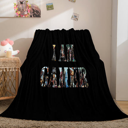 Gamer Cosplay Flannel Blanket Throw