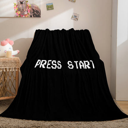 Gamer Cosplay Flannel Blanket Throw