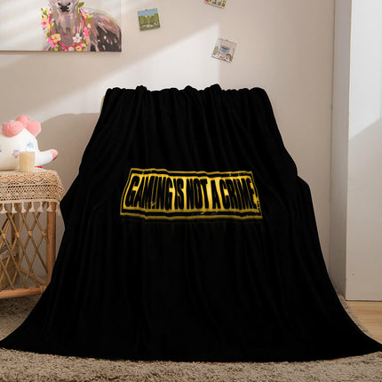 Gamer Cosplay Flannel Blanket Throw