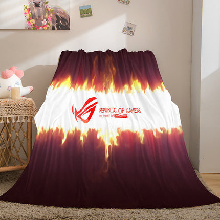 Gamer Cosplay Flannel Blanket Throw