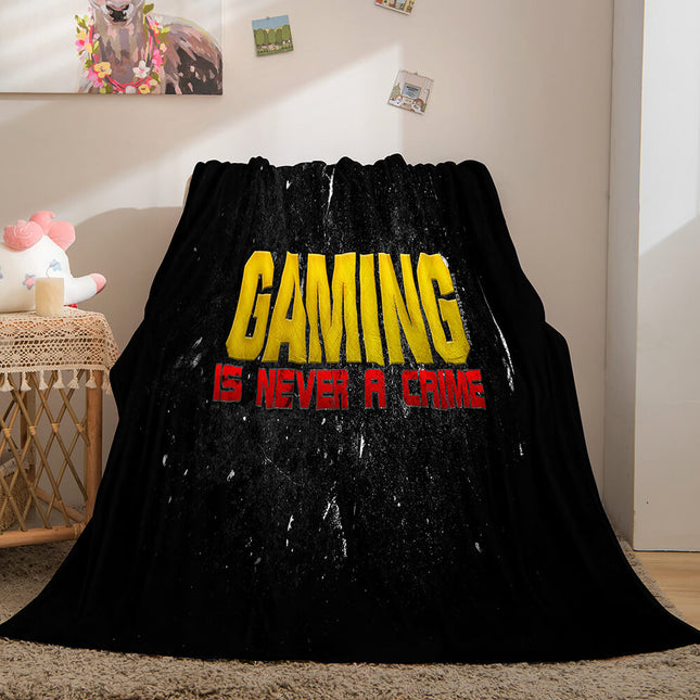 Gamer Cosplay Flannel Blanket Throw