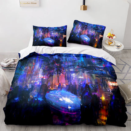 Game Cyberpunk 2077 Bedding Set Quilt Covers Without Filler