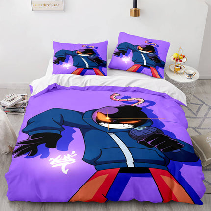 Game FNF Whitty Bedding Sets Soft Quilt Covers