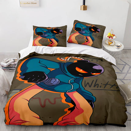 Game FNF Whitty Bedding Sets Soft Quilt Covers