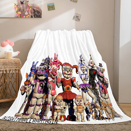 Game Five Nights at Freddy's Cosplay Blanket Flannel Caroset Throw