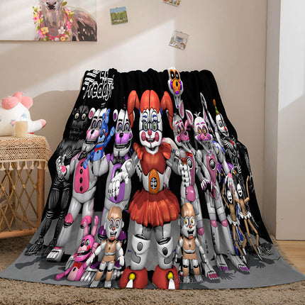 Game Five Nights at Freddy's Cosplay Blanket Flannel Caroset Throw