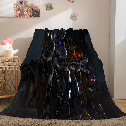 Game Five Nights at Freddy's Cosplay Blanket Flannel Caroset Throw