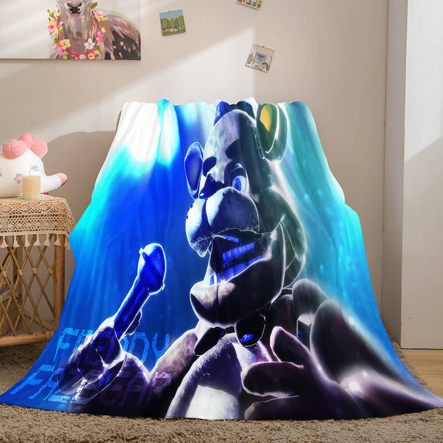 Game Five Nights at Freddy's Flannel Caroset Throw Cosplay Blanket