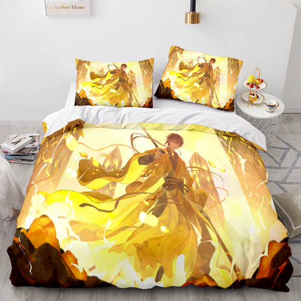 Game Genshin Impact Bedding Set Quilt Cover