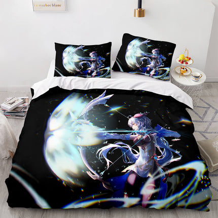 Game Genshin Impact Bedding Set Quilt Cover