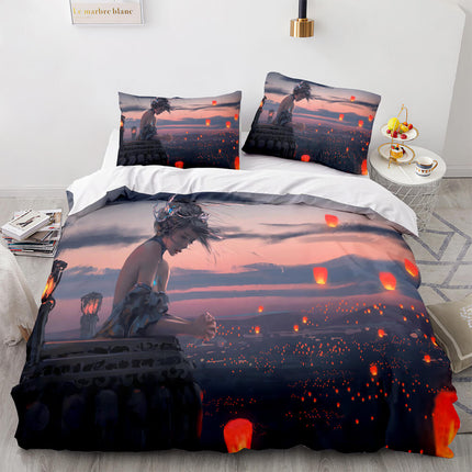 Game Ghost Knife Bedding Set Quilt Covers Without Filler
